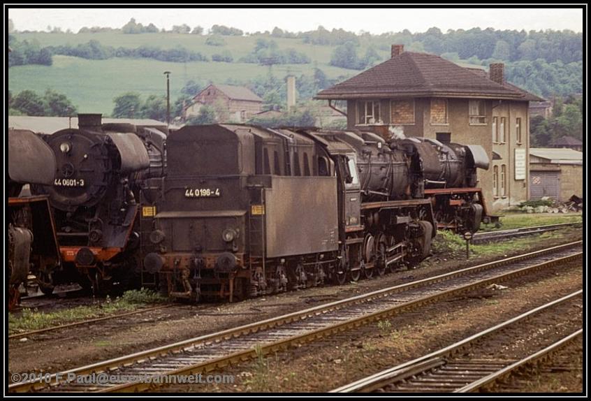 44 0196 und 44 0601 in Saalfeld