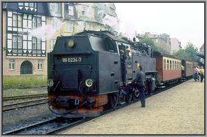 99 0234 mit P 14404 nach Wernigerode in Nordhausen Nord