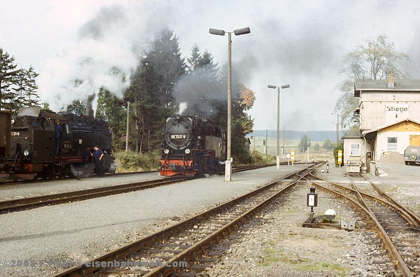 99 7231 und 99 7245 in Stiege