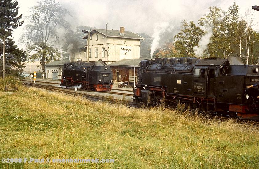 99 7231 und 99 7242 in Stiege