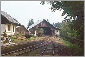 Obere Standseilbahnstation in Siclau