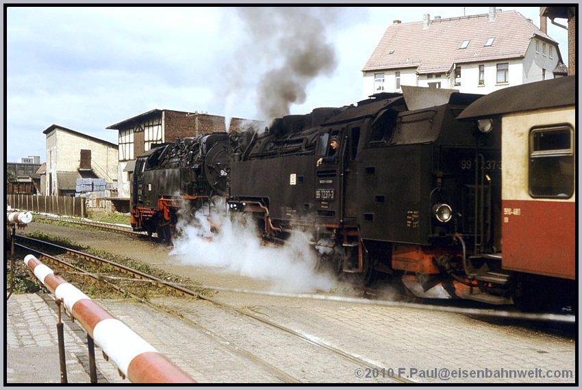 99 7239 und 99 7237 in Nordhausen Nord