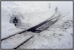 Einfahrweiche am Brocken