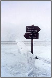 Wegweiser am Brocken