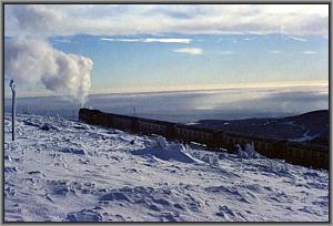 99 7245 mit P 8920 aus Nordhausen auf dem Brocken