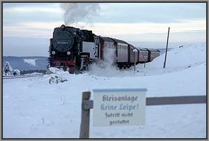 99 7246 erreicht mit P 8928 aus Schierke den Brocken