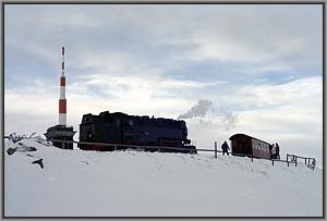 99 7246 rangiert auf dem Brocken