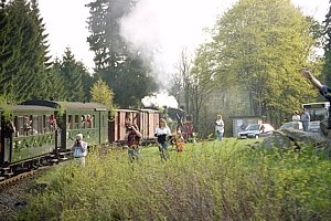 Sonderzug vor Drei Annen Hohne