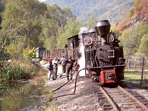 Wassernehmen in Priboaia