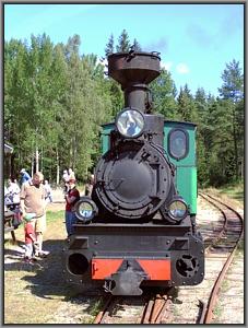 Lok Nr.4 mit Zug Nr 1 in Bor Norra