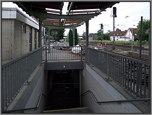 Bahnsteig 1 in Gau Algesheim
