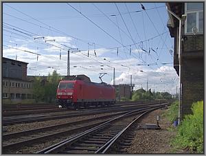 145 005 mit EZ 52555 aus Großkorbetha in Leipzig-Mockau