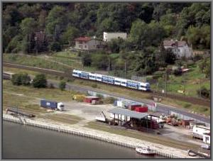 City-Elefant vor Usti nad Labem hl.n.