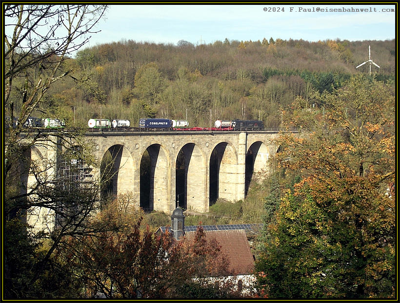 182 526 auf dem Viadukt von Altenbeken