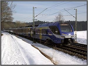 ET 306 als DPN 79032 zwischen Prien und Bad Endorf