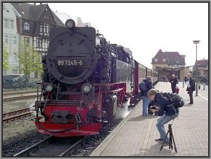 99 7245 vor P 8920 zum Brocken in Nordhausen Nord