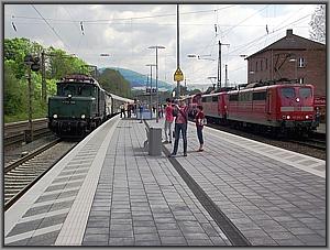 Groer Bahnhof in Laufach