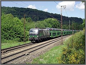 193 726 mit DGS 47192 zwischen Heigenbrücken West und Laufach