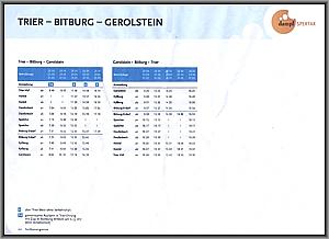 Fahrplan Trier-Gerolstein