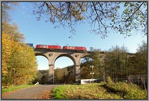 2193 117 und 078 auf dem Sinntalviadukt